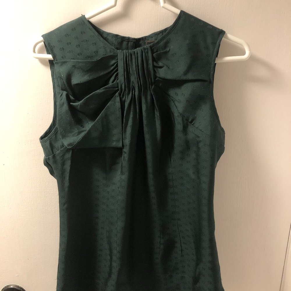 Forest Green BCBG blouse